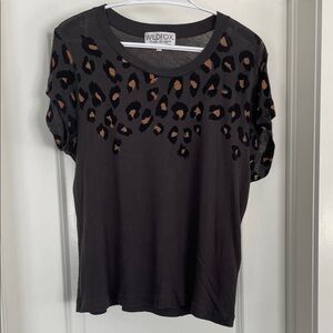 Wildfox Leopard Print Tee